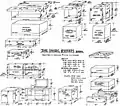 Touring cases schematic for Video display system Kool Jazz Festival 1978