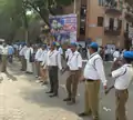 Lakhs of people around India gather at Chaitya Bhoomi to pay homage to B R Ambedkar on Mahaparinirvan Din. Volunteers take part in many activities.