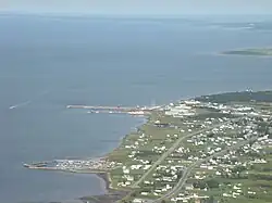 Aerial view of Bas-Caraquet