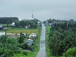 The village core, as seen from Rang 1.