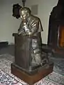 Monument to John Paul II in one of the side aisles of the Cathedral of the Assumption