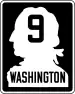 Primary State Highway 9 marker