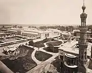 Part of the Japanese display, as seen from one of the Ottoman minarets