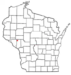 Location of Albion, Trempealeau County, Wisconsin