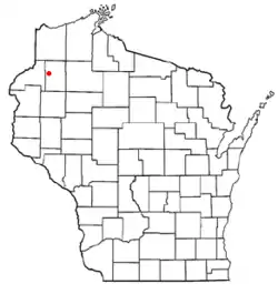 Location of Casey, Wisconsin