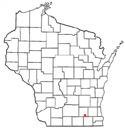 Location of the Town of Cold Spring, Wisconsin