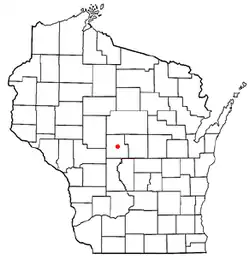 Location of the Town of Hansen, Wisconsin