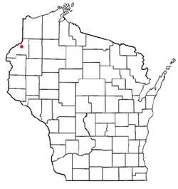 Location of Oakland, Wisconsin