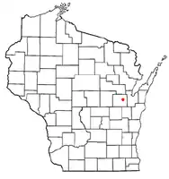 Location of Osborn, Wisconsin