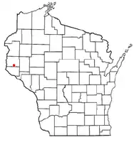 Location of Rush River, Wisconsin