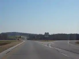 Wisconsin Highway 32 meets Wisconsin Highway 57 in Millhome