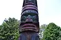 Kwakwaka'wakw totem pole on Notre Dame Island in Montreal