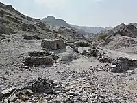 An abandoned village off the Wadi Sidr