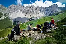 During a Walserherbst event on Alpe Klesenza