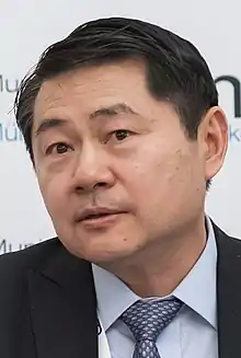 Wang Huiyao in 2019