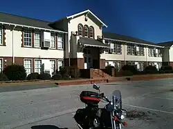 Photograph of Ware Shoals High School as seen from the Front Drive