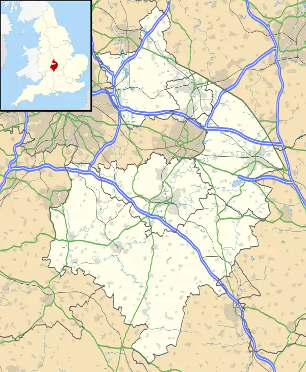 Corley is located in Warwickshire