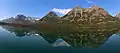 Left to right: Kootenai Peak, Citadel Peaks, Porcupine Ridge, Olson Mountain, Campbell Mountain.