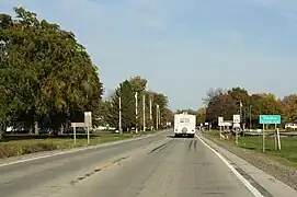 Waupun sign on WIS 68.