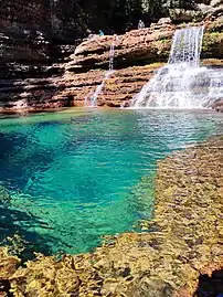 Wei Sawdong Falls in Cherrapunji, Meghalaya