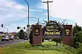 Welcome sign in Moscow, Idaho