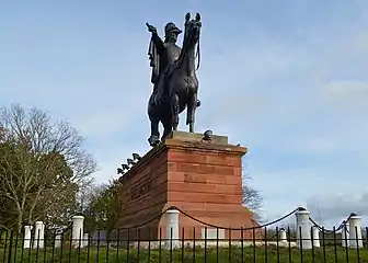 The statue at Aldershot, 2014