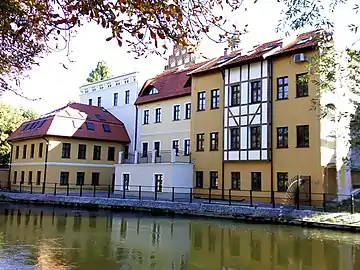 Facades on Młynówka river