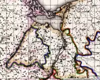 The Central Pomeranian dialect region of Low German, east of the Zarow and north of the Welse, where "Ohren" (ears) is pronounced like "oan" and "orn" (now bounded by the Oder-Neisse line in the east)