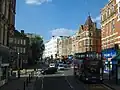 Shops, Library on West End Lane