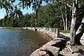 In Westend the trail does not always follow the beach, but there are several opportunities to visit the beach with usable alternative routes.