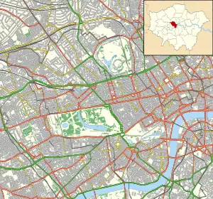 Endell Street Military Hospital is located in City of Westminster