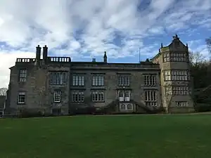 This is the main Weston Hall estate as viewed from the lawn in front.