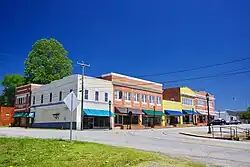 Businesses along Main Street