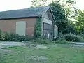 The goods shed of the Whitwell Station site before conversion as a locomotive shed.