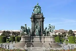 Statue of Maria Theresa in Vienna, 1872–1887