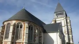 The church in Catillon