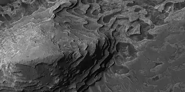 Layers as seen by HiRISE