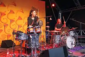 Wildbirds & Peacedrums performing in 2016 at Rudolstadt-Festival