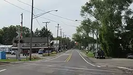 Looking west along Willis Road