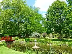 Footbridge over creek