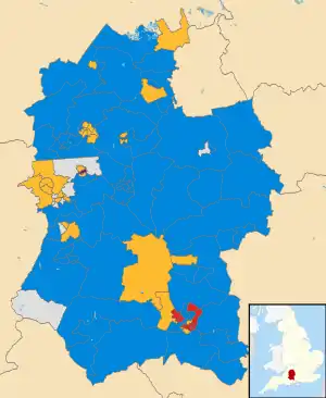 2013 results map