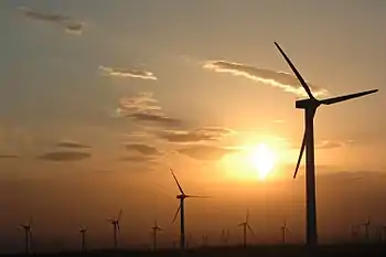 Image 58Wind farm in Xinjiang, China (from Wind power)