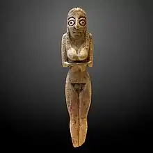 Image 16Ancient Badarian mortuary figurine of a woman, held at the Louvre (from Prehistoric Egypt)