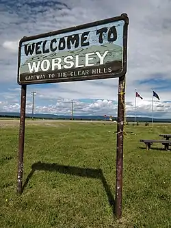 Welcome sign