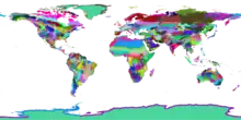 WWF terrestrial ecoregions.