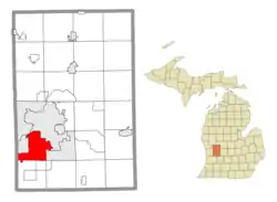 Location within Kent County