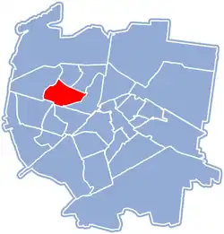 Location of Osiedle Bojary within Białystok