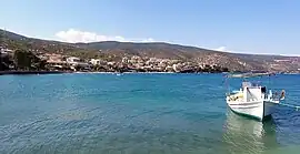 View of the beach from the pier