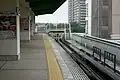 Yukarigaoka Line platform, September 2021