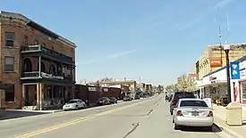 Looking north along S. Main Street